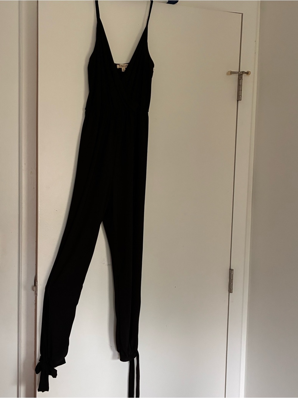Rolla Coster Black V-Neck Tie-Hem Jumpsuit